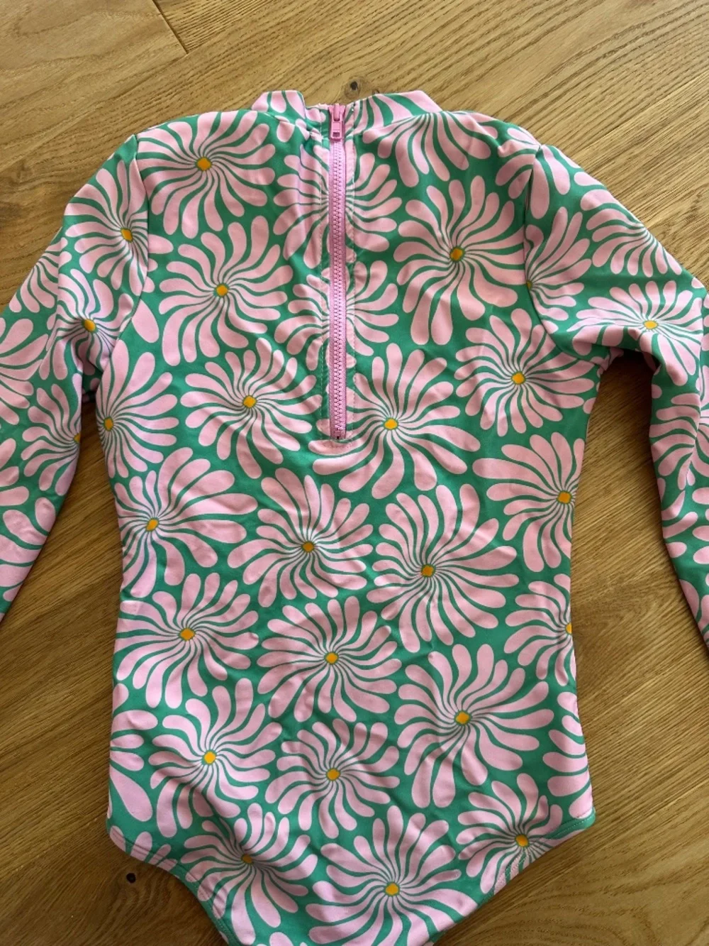 Seaesta Surf Wavy Floral Long Sleeve Swimsuit